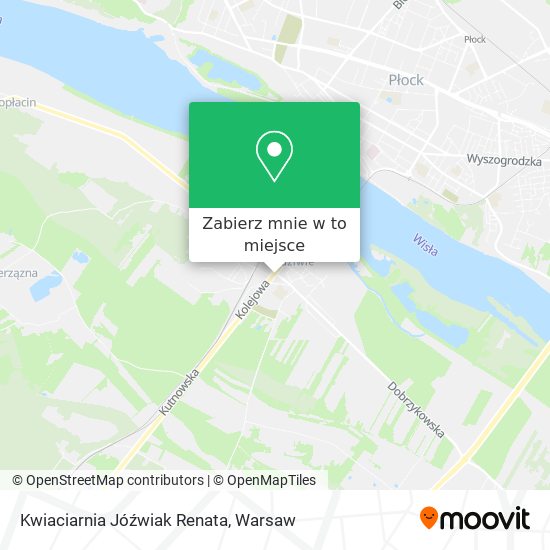 Mapa Kwiaciarnia Jóźwiak Renata