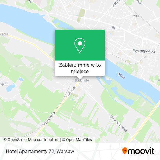 Mapa Hotel Apartamenty 72