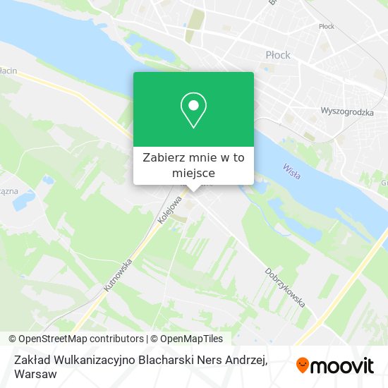 Mapa Zakład Wulkanizacyjno Blacharski Ners Andrzej