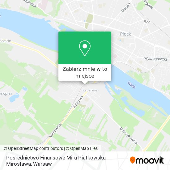 Mapa Pośrednictwo Finansowe Mira Piątkowska Mirosława