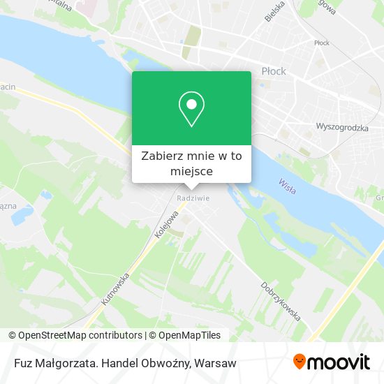 Mapa Fuz Małgorzata. Handel Obwoźny