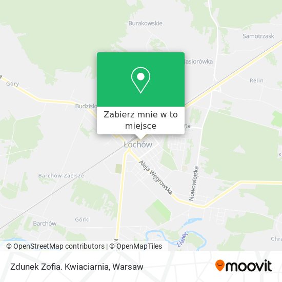 Mapa Zdunek Zofia. Kwiaciarnia