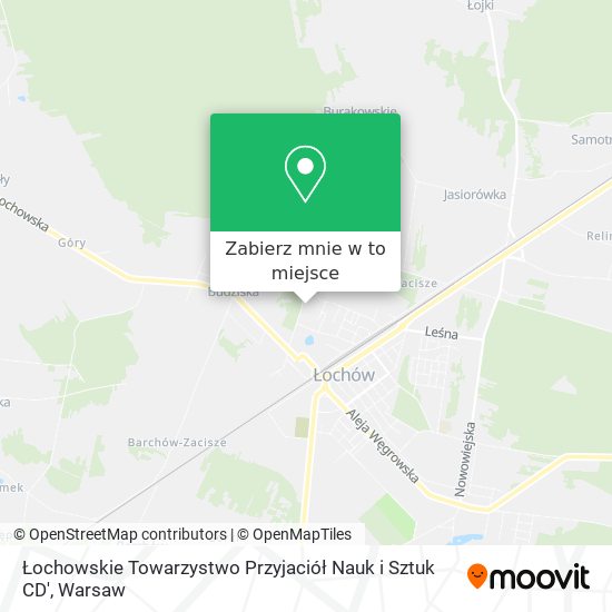 Mapa Łochowskie Towarzystwo Przyjaciół Nauk i Sztuk CD'