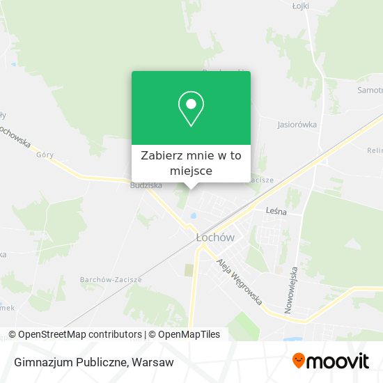 Mapa Gimnazjum Publiczne