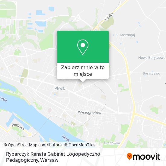 Mapa Rybarczyk Renata Gabinet Logopedyczno Pedagogiczny