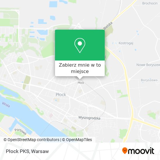 Mapa Płock PKS