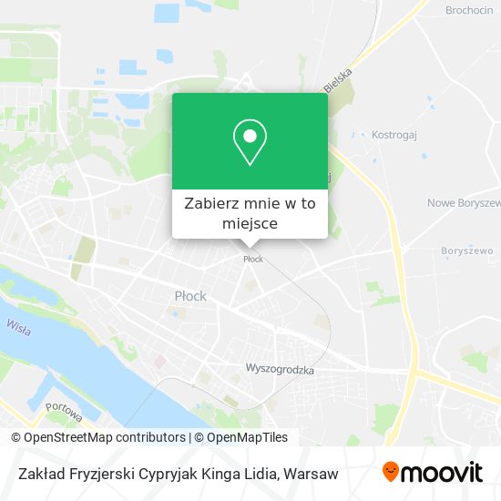 Mapa Zakład Fryzjerski Cypryjak Kinga Lidia