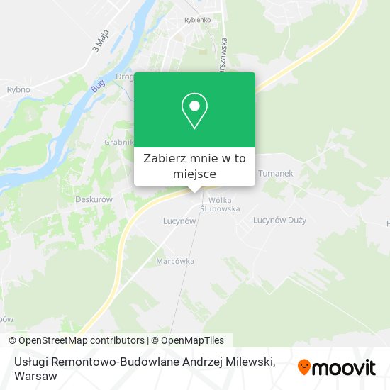 Mapa Usługi Remontowo-Budowlane Andrzej Milewski