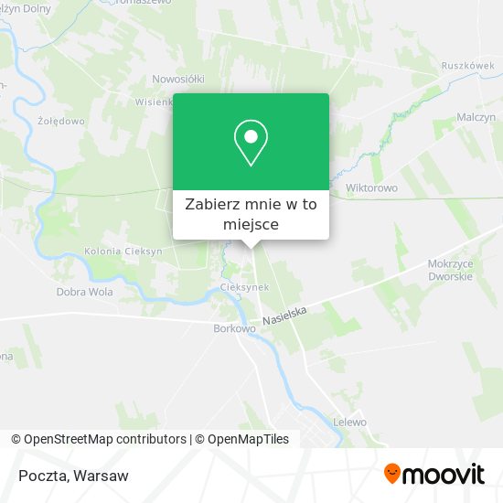 Mapa Poczta