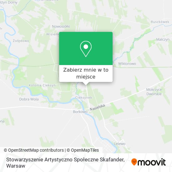 Mapa Stowarzyszenie Artystyczno Społeczne Skafander