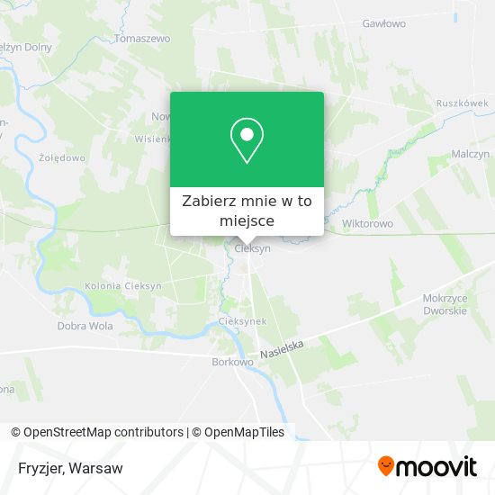 Mapa Fryzjer