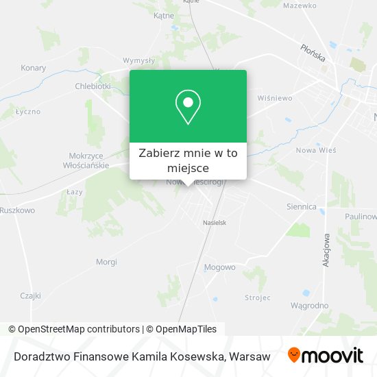 Mapa Doradztwo Finansowe Kamila Kosewska