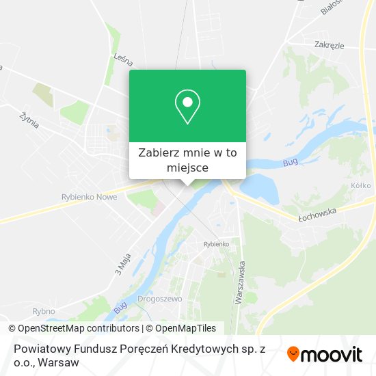 Mapa Powiatowy Fundusz Poręczeń Kredytowych sp. z o.o.