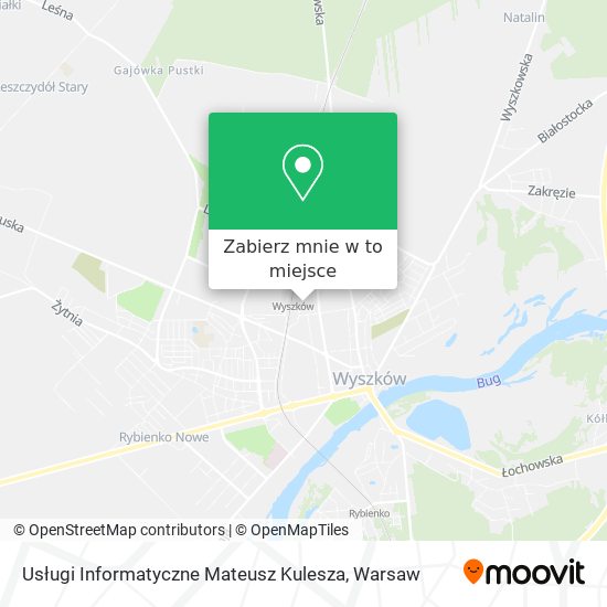 Mapa Usługi Informatyczne Mateusz Kulesza