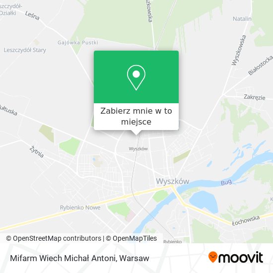 Mapa Mifarm Wiech Michał Antoni