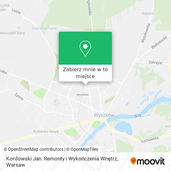 Mapa Kordowski Jan. Remonty i Wykończenia Wnętrz