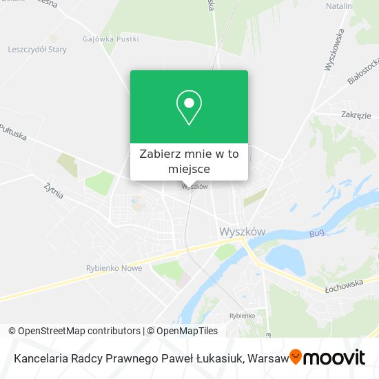 Mapa Kancelaria Radcy Prawnego Paweł Łukasiuk