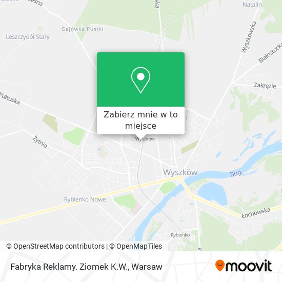 Mapa Fabryka Reklamy. Ziomek K.W.