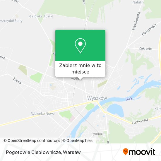 Mapa Pogotowie Ciepłownicze