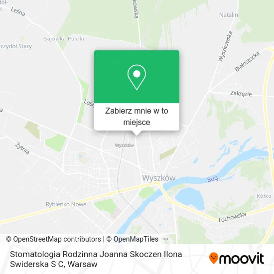 Mapa Stomatologia Rodzinna Joanna Skoczen Ilona Swiderska S C
