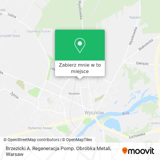 Mapa Brzezicki A. Regeneracja Pomp. Obróbka Metali