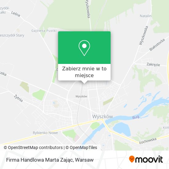 Mapa Firma Handlowa Marta Zając