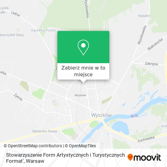 Mapa Stowarzyszenie Form Artystycznych i Turystycznych Format'