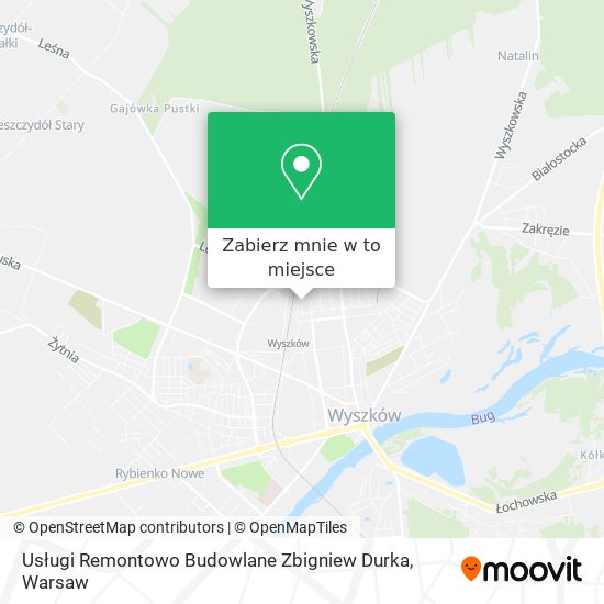 Mapa Usługi Remontowo Budowlane Zbigniew Durka