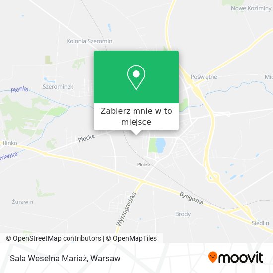 Mapa Sala Weselna Mariaż