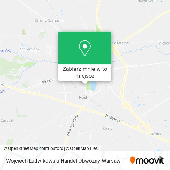 Mapa Wojciech Ludwikowski Handel Obwoźny