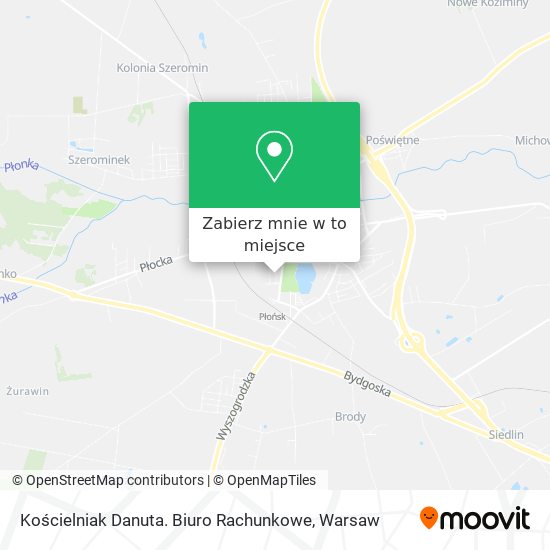 Mapa Kościelniak Danuta. Biuro Rachunkowe