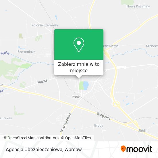 Mapa Agencja Ubezpieczeniowa