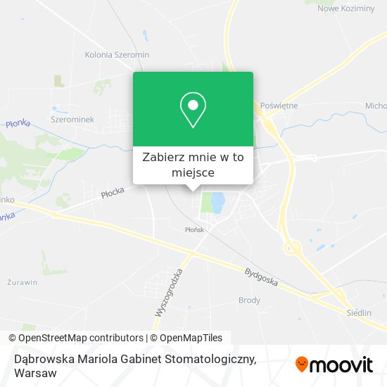 Mapa Dąbrowska Mariola Gabinet Stomatologiczny