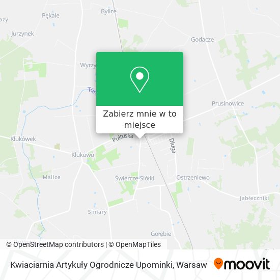 Mapa Kwiaciarnia Artykuły Ogrodnicze Upominki