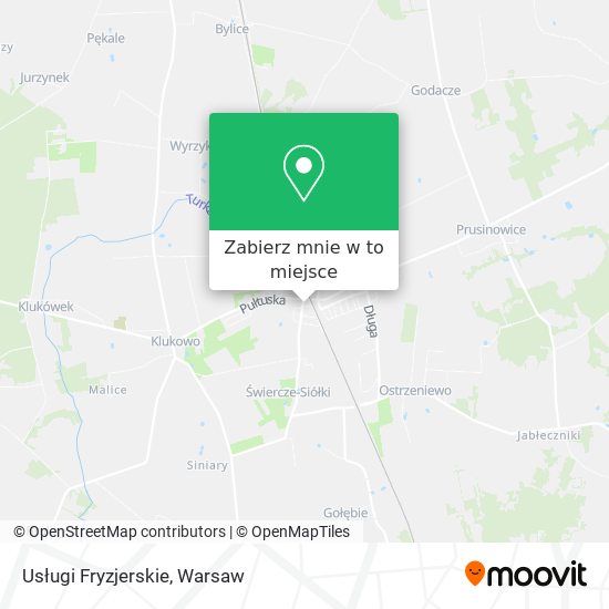 Mapa Usługi Fryzjerskie