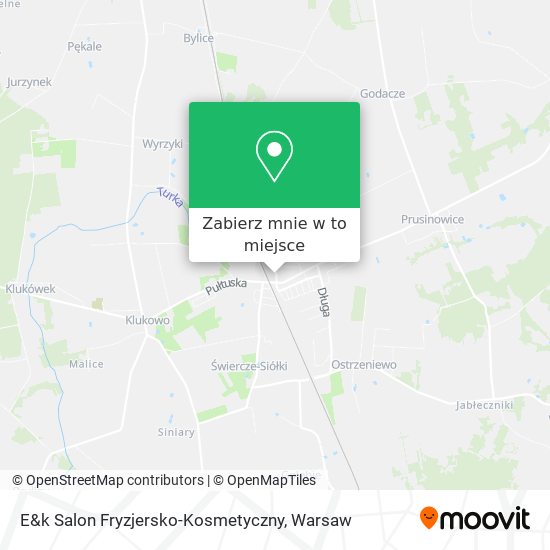 Mapa E&k Salon Fryzjersko-Kosmetyczny