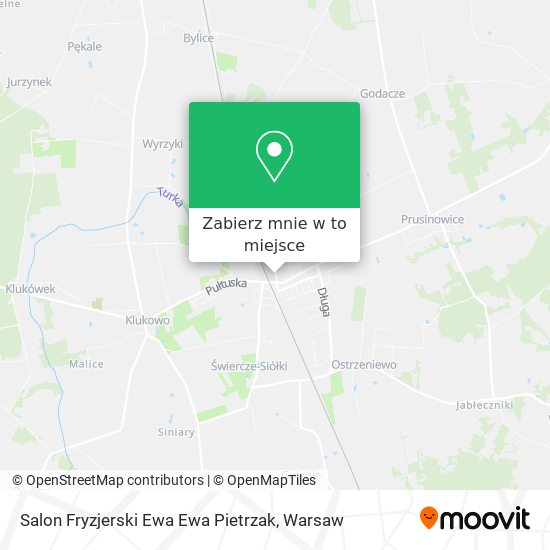 Mapa Salon Fryzjerski Ewa Ewa Pietrzak