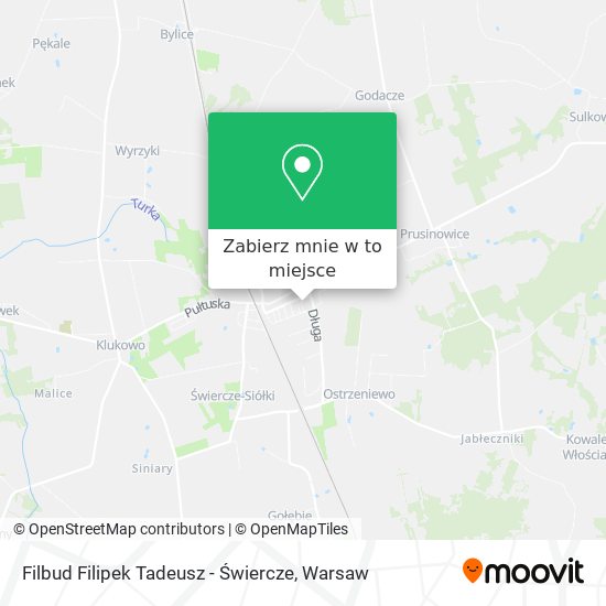 Mapa Filbud Filipek Tadeusz - Świercze