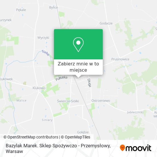 Mapa Bazylak Marek. Sklep Spożywczo - Przemysłowy