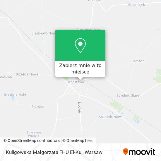 Mapa Kuligowska Małgorzata FHU El-Kul