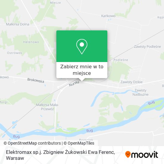 Mapa Elektromax sp.j. Zbigniew Żukowski Ewa Ferenc