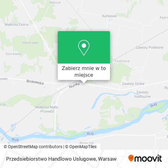 Mapa Przedsiebiorstwo Handlowo Uslugowe