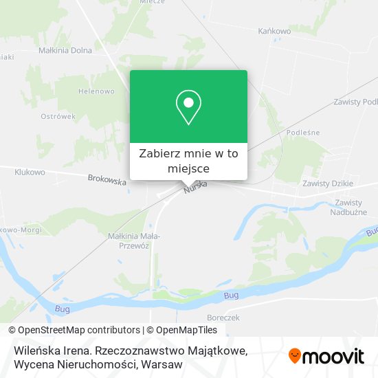 Mapa Wileńska Irena. Rzeczoznawstwo Majątkowe, Wycena Nieruchomości