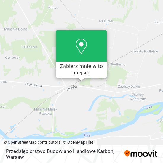 Mapa Przedsiębiorstwo Budowlano Handlowe Karbon