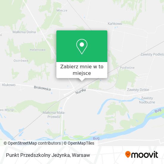 Mapa Punkt Przedszkolny Jeżynka