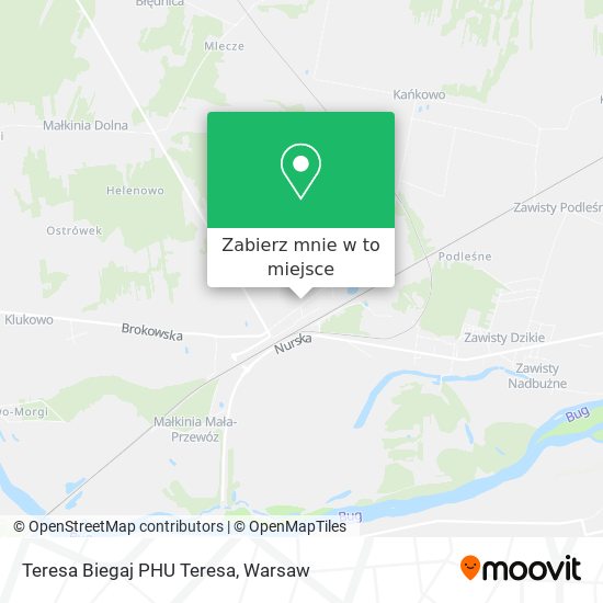 Mapa Teresa Biegaj PHU Teresa