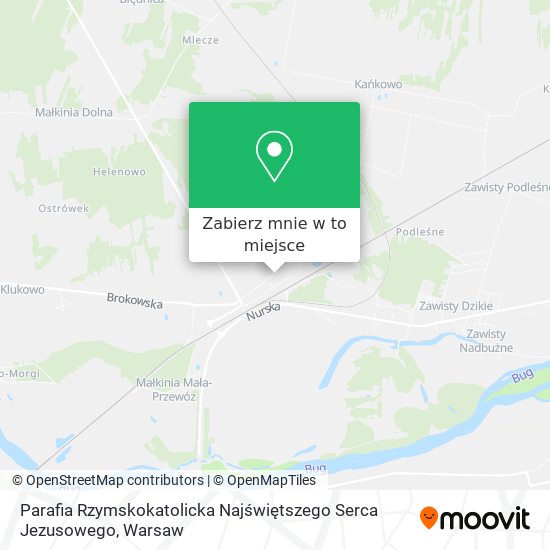 Mapa Parafia Rzymskokatolicka Najświętszego Serca Jezusowego