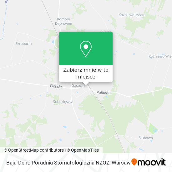 Mapa Baja-Dent. Poradnia Stomatologiczna NZOZ