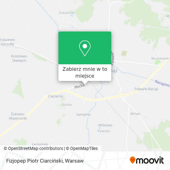 Mapa Fizjopep Piotr Ciarciński