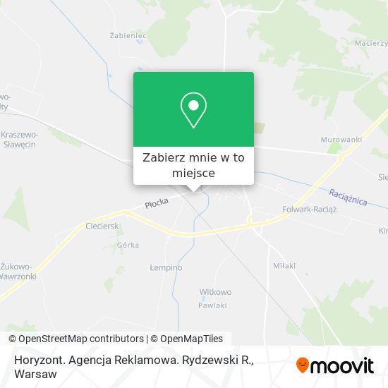 Mapa Horyzont. Agencja Reklamowa. Rydzewski R.